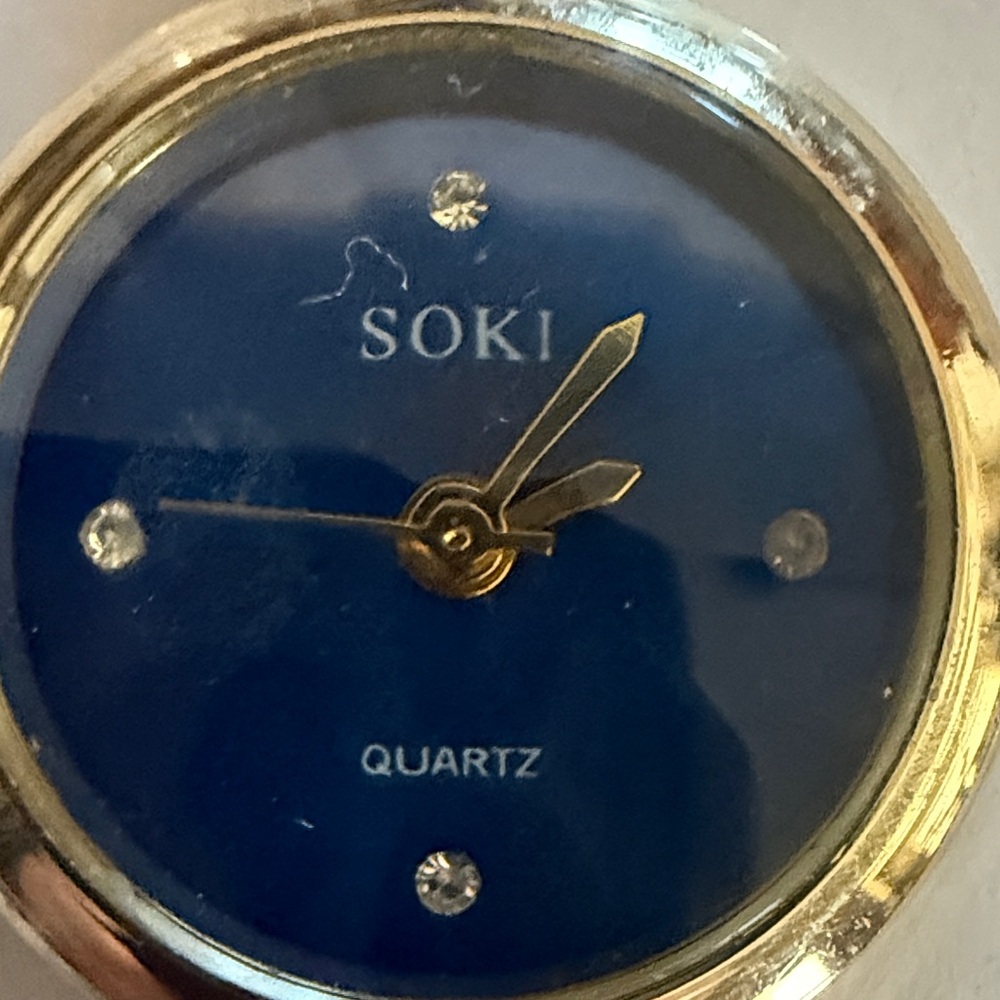 #22 Soki Blue and Gold Women's Watch - Picture 2 of 6